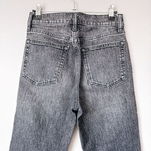 Gap Washed Black Cheeky Straight Leg High Rise Jean Size 0/25 - Picture 5 of 7
